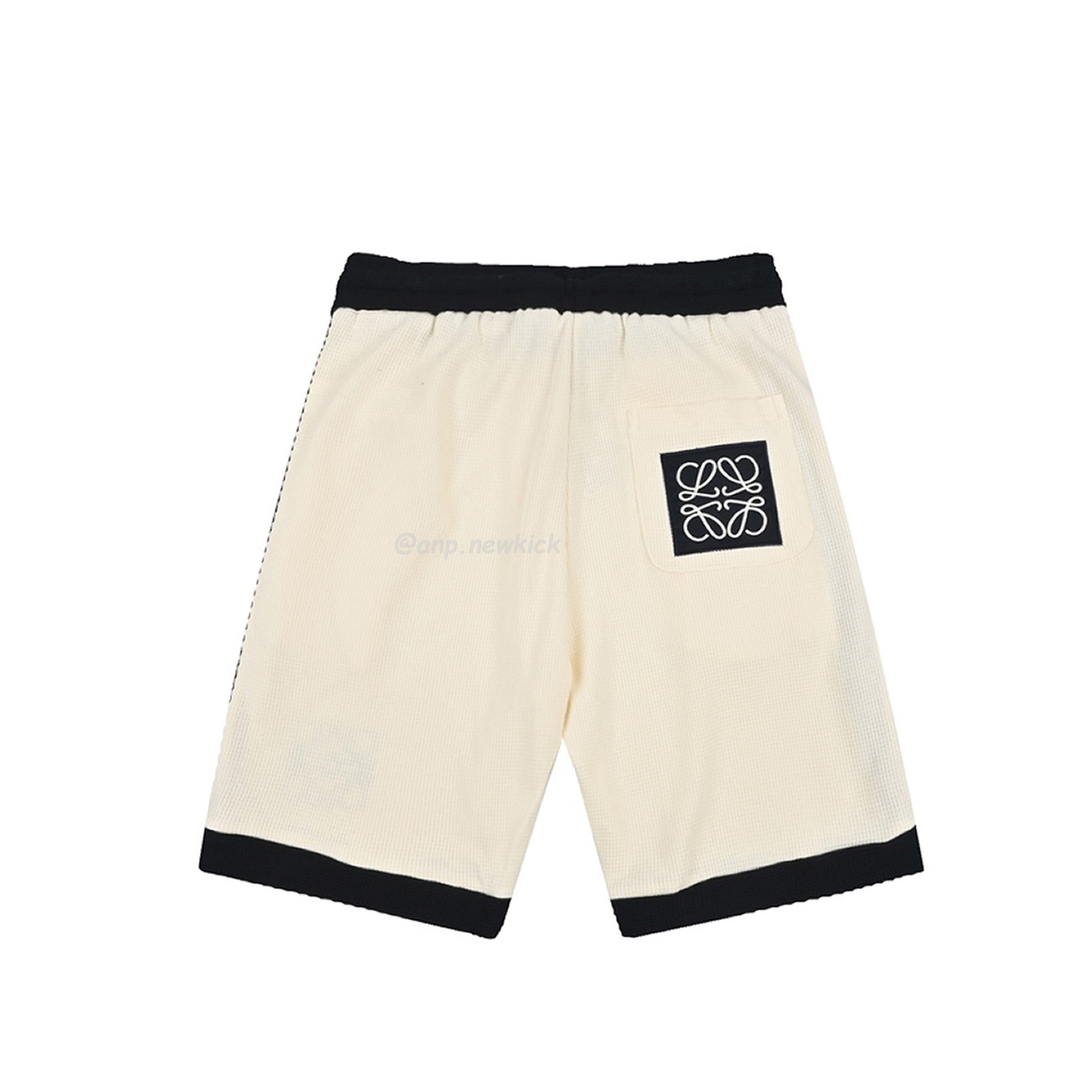 Loewe 24ss Embroidered Logo Color Blocking Waffle Shorts (11) - www.newkick.vip